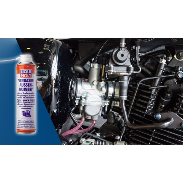 CHAI VỆ SINH BÌNH XĂNG CON, CỔ HÚT, HỌNG GA LIQUI MOLY CARBRURETOR CLEANER 3325 300ML