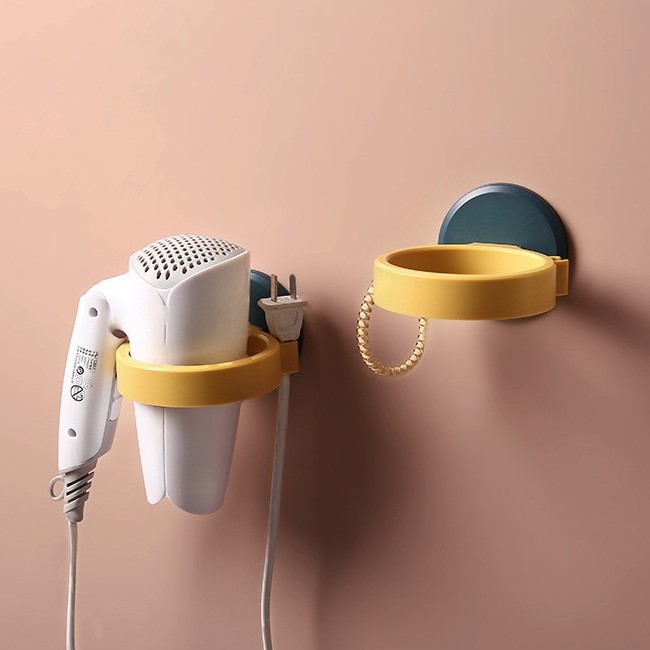 Giá Đựng Máy Sấy Tóc Gắn Tường Không Cần Khoan Tiện Dụng Cho Nhà Tắm