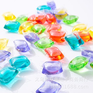 Hộp 30 viên nước giặt xả quần áo nhiều màu