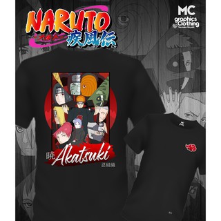 (SALE SỐC) Áo phông The Akatsuki High Quality Anime cực ngầu - bán chạy nhất