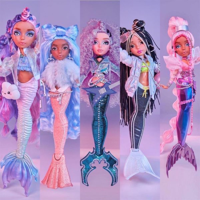 Bộ sưu tập 4 Model Mermaze Mermaidz Cô Nàng Tiên Cá Thời Trang đổi màu trong nước