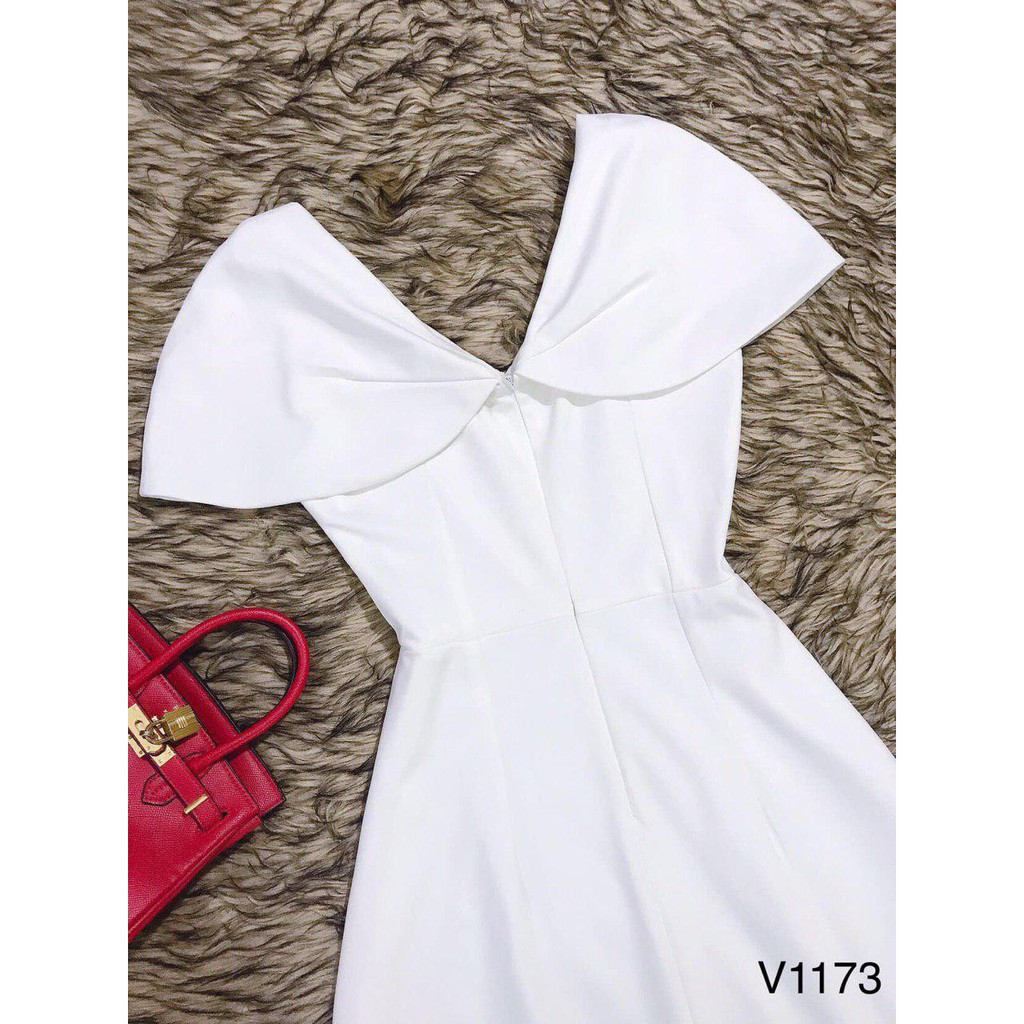 [ xả kho ] MiD Đầm trắng tinh khôi V1173 Mie Design kèm ảnh thật