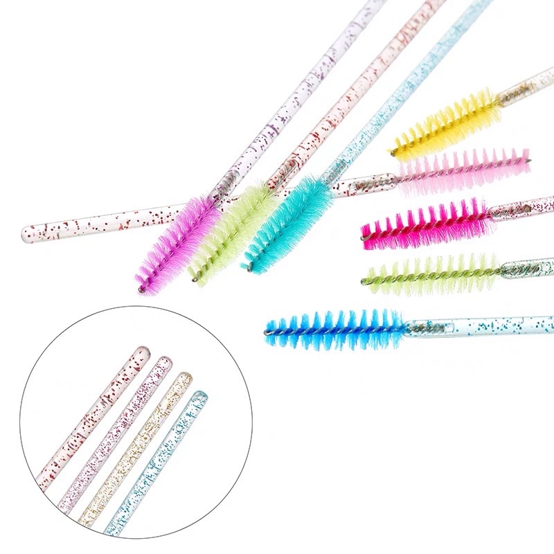 Dụng cụ chải mày chải mi chuyên dùng cho makeup chải sáp đánh mày tiện dụng