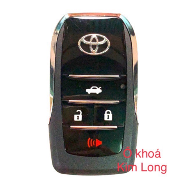 Chìa khoá độ gập theo chìa zin xe CAMRY 4 nút