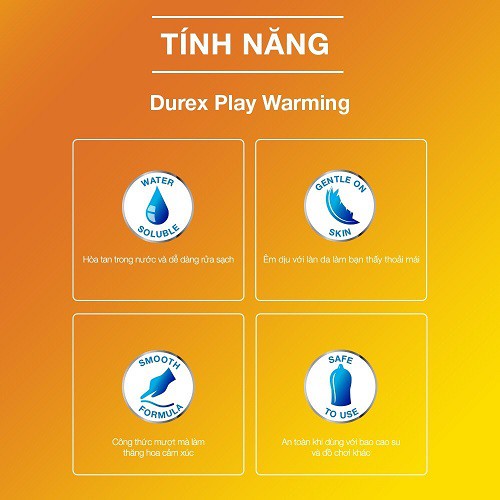 Gel Bôi Trơn Durex Play Warming nóng ấm 100ml