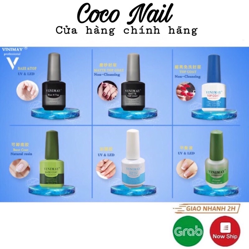 Base,top,kiềm dầu,cứng móng...Vinimay