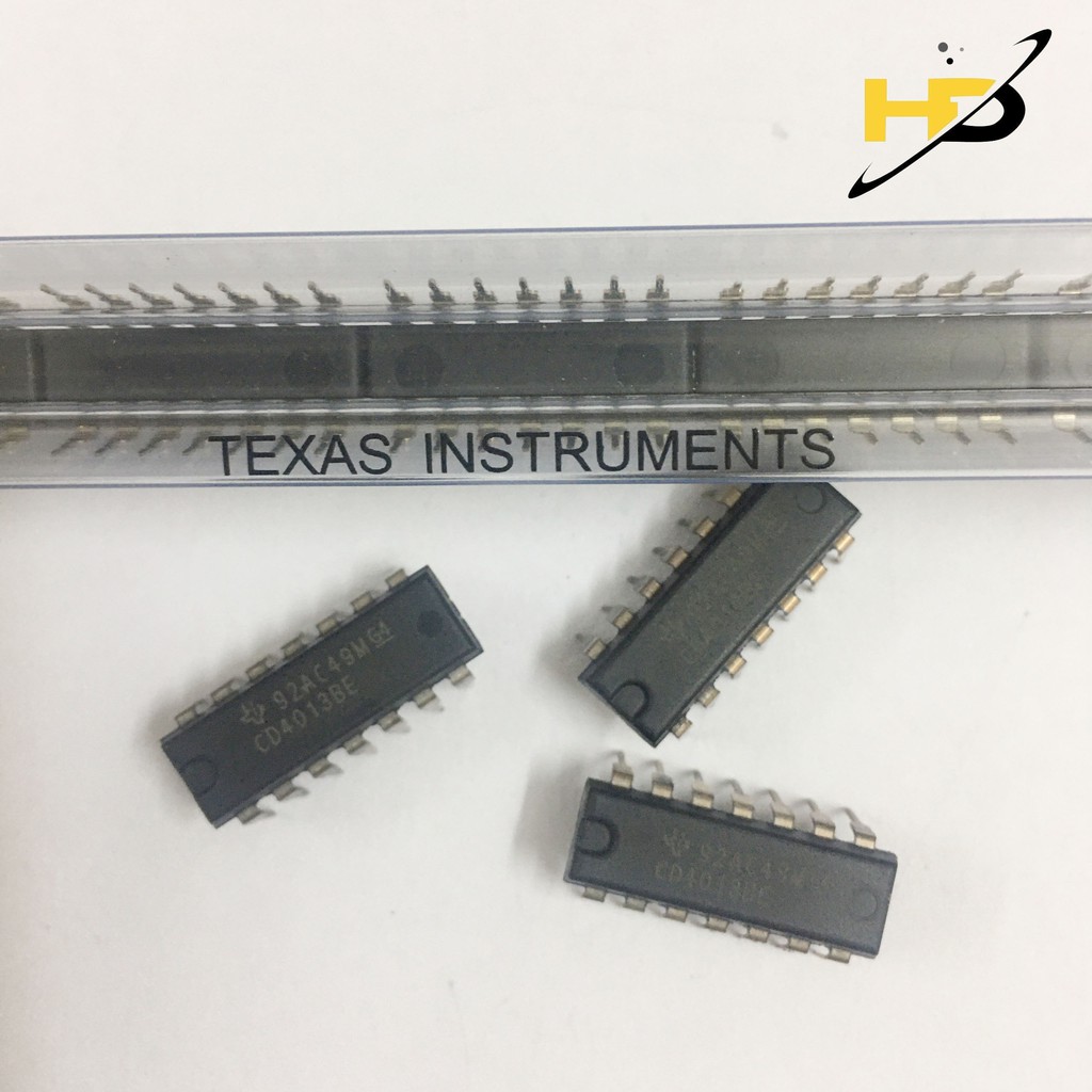 IC LOGIC CD4013BE, 4013, DIP14