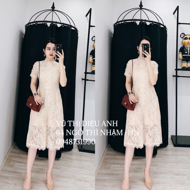 Váy ren 2 màu phiên bản cộc tay xinh quá là xinhh😍😍😍 e này mặc lên đảm bảo tôn dáng tôn da dã man😘😘