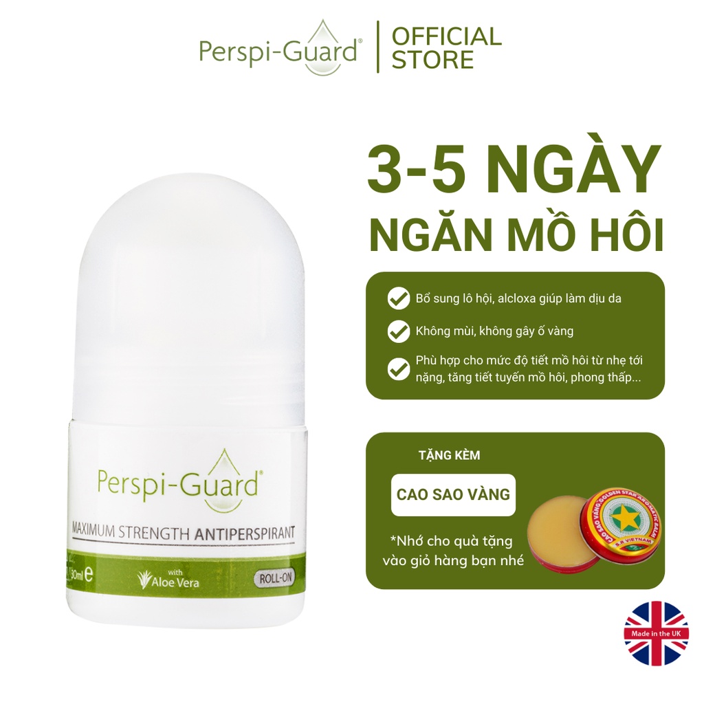 Lăn ngăn mồ hôi hiệu quả tối đa Perspi-Guard Maximum Strength Antiperspirant Roll On 30ml