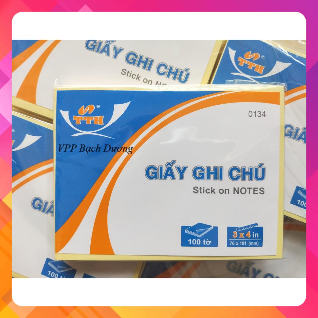 Note 3x4cm - 1 xấp/100 tờ - Giấy note vàng 3x4