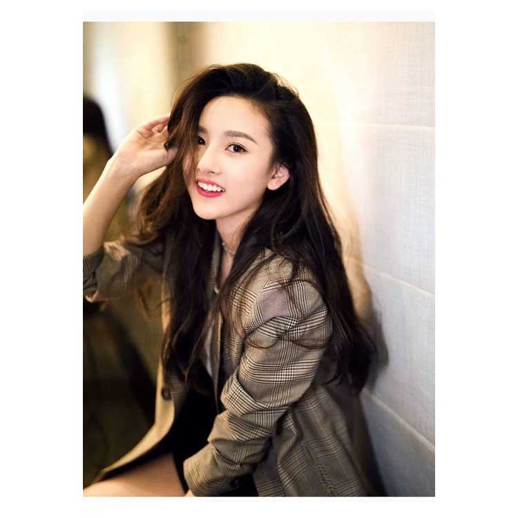 MS466 Áo blazer kẻ dáng lỡ hàng Quảng Châu loại đẹp