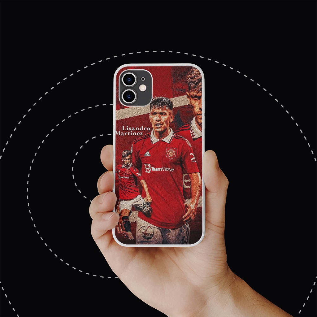 Ốp lưng lisandro martinez sút banh collage pro 13 11 12 promax 7 8 plus xs X Xr  ART20226982