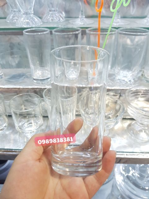 Cốc thủy tinh cafe đá thẳng 240ml 6 cái