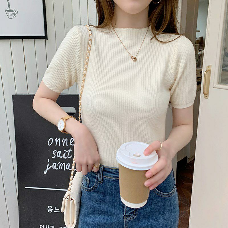 ÁO LEN CỘC TAY CỔ 3 PHÂN ĐỦ 8 MÀU | BigBuy360 - bigbuy360.vn