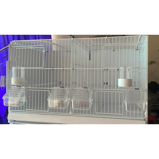 Lồng sinh sản hoặc tách trống mái 3 vách nhựa dành cho chim cảnh