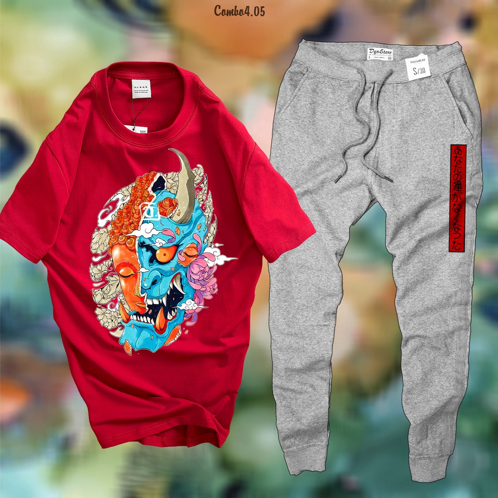 COMBO ÁO THUN QUẦN JOGGER GIÁ TỐT COMBO4.05