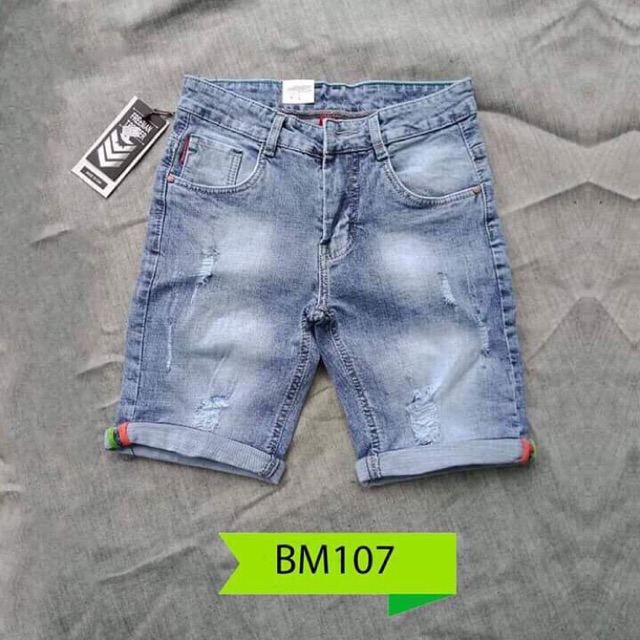 QUẦN SHORT JEAN NAM PHỐI THỜI TRANG