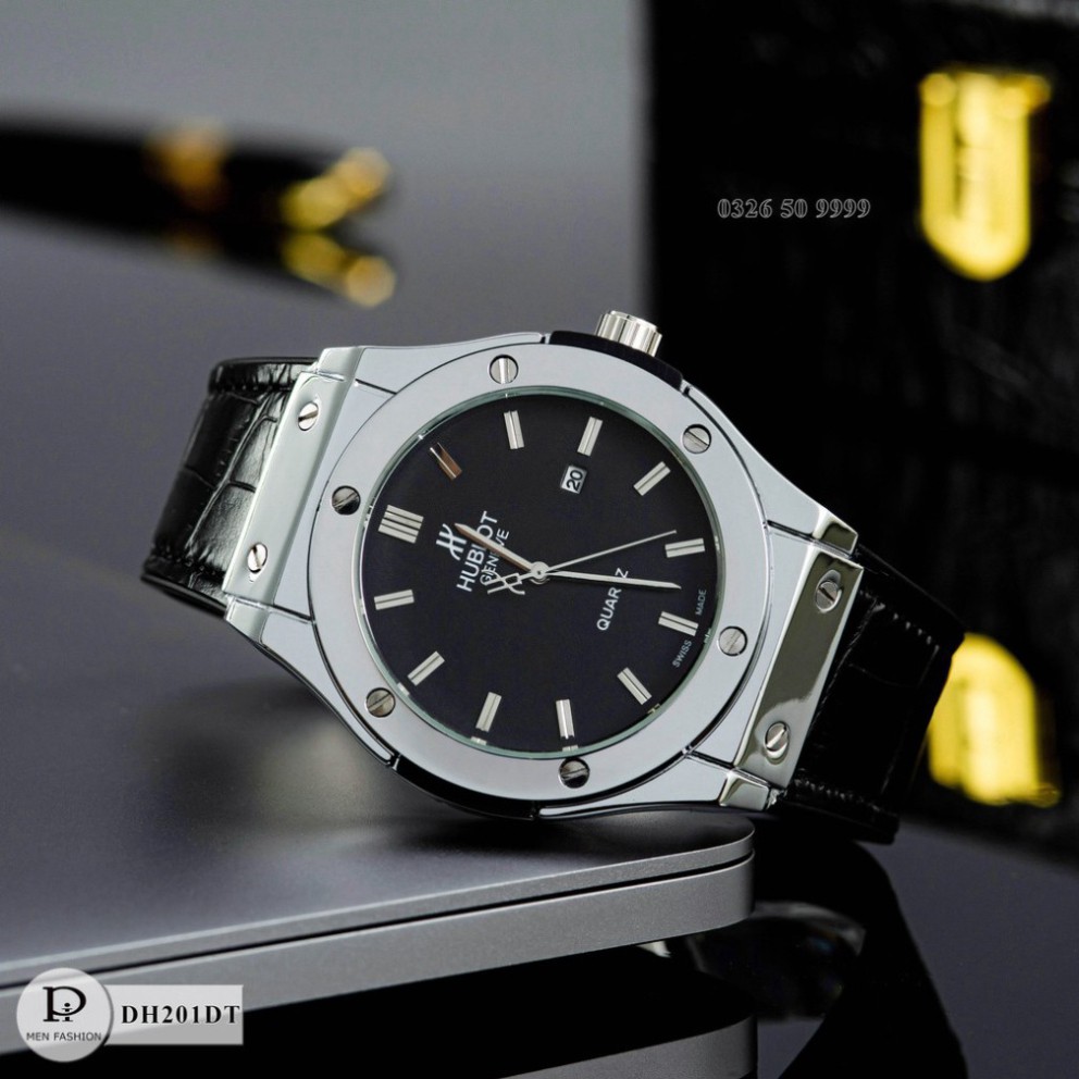 Đồng hồ nam Hublot - máy pin kim thể thao, tặng vòng tay bảo hành 12 tháng DH201 - Shop6906