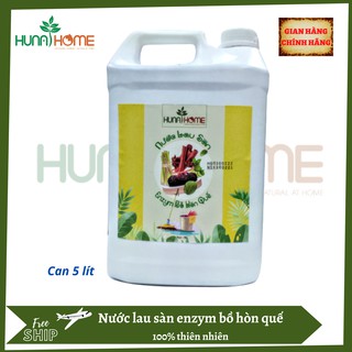 Nước lau sàn enzym bồ hòn quế Hunahome (can 5l)