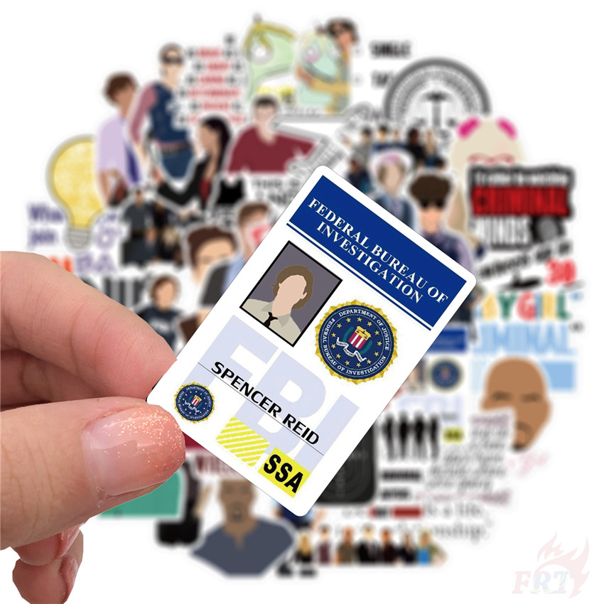 ❉ Criminal Minds - Series 01 Classical TV Shows Stickers ❉ 50Pcs/Set Waterproof DIY Decals Doodle Stickers