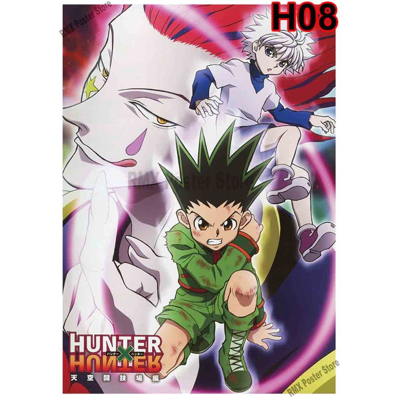 Tranh Giấy Dán Tường In Hình Anime Hunter X Hunter Trang Trí Phòng Khách / Quán Bar