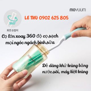 [CHÍNH HÃNG] CỌ RỬA BÌNH SỮA SILICON 100% MOYUUM - KOREA