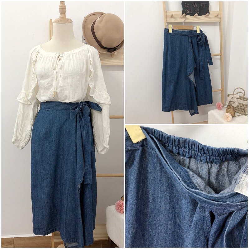 Chân váy dài hiệu dưới 65 kg