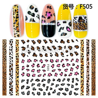 Sticker dán móng hoa văn 1