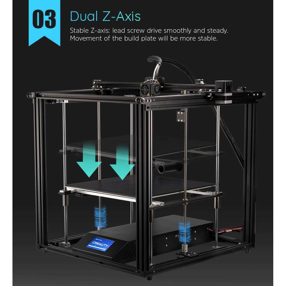 Máy in 3d Creality Ender 5 PLus khổ in 35*35*40cm và cân bàn tự động với CR-Touch