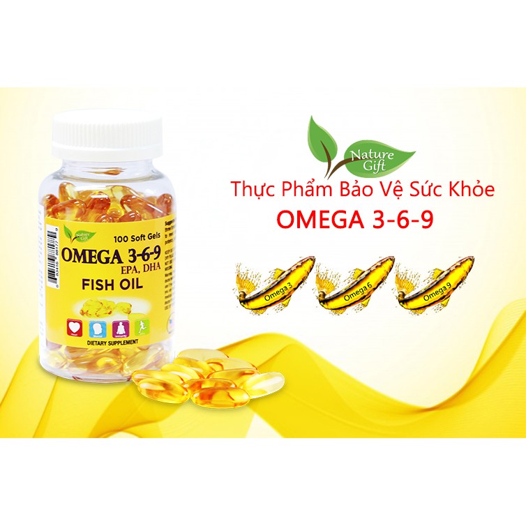 01 Hộp dầu cá Omega 369(100 viên/hộp)