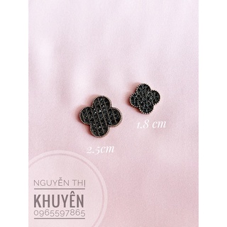 Phụ kiện mạ kim hình cỏ 4 lá