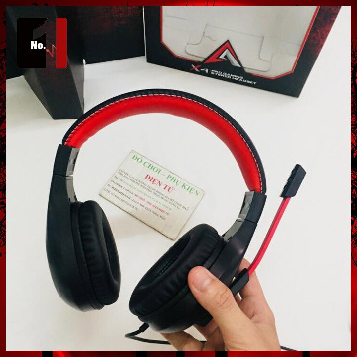 Tai Nghe Gaming Chụp Tai Headphone Có Dây OVANN X4 - Tai Nghe Nhạc Có Mic Máy Vi Tính Laptop Pc