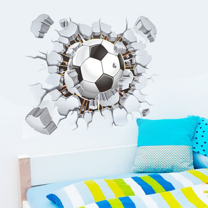 Decal dán tường Trái banh 3D - DCS042