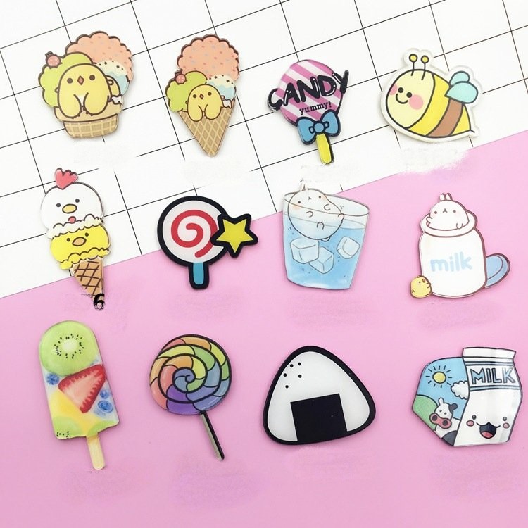 [HH10] Huy Hiệu Cài Balo, Pin Cài Túi Xách, Quần Áo Cartoon Badge Cute Nhật Bản