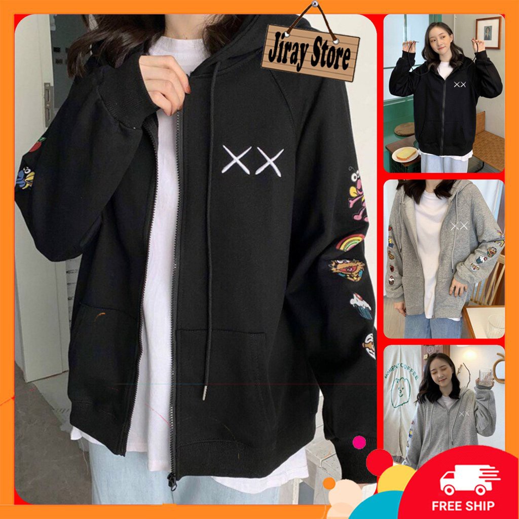 Áo Hoodie Nữ Nam - Áo Khoác Nỉ Unisex XX Siêu Hot 2 Màu