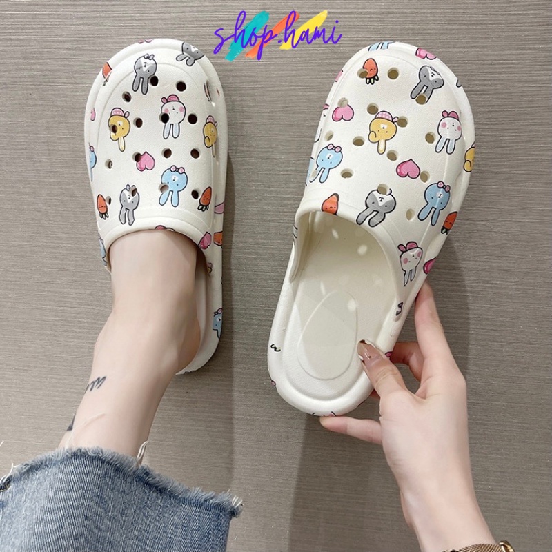 Sục Nữ Xinh Mềm Mại, Chống Trơn Trượt Với Nhiều Họa Tiết Đáng Yêu SHOP HAMI S01