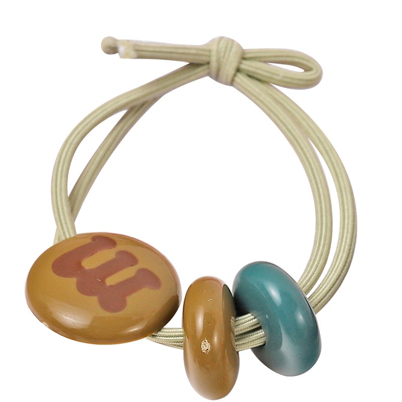 Dây cột tóc chữ M hình tròn thời trang phong cách hàn quốc giá rẻ CT09