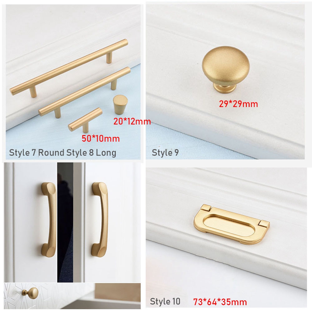 Tay nắm mở ngăn kéo tủ bằng hợp kim nhôm thiết kế châu Âu