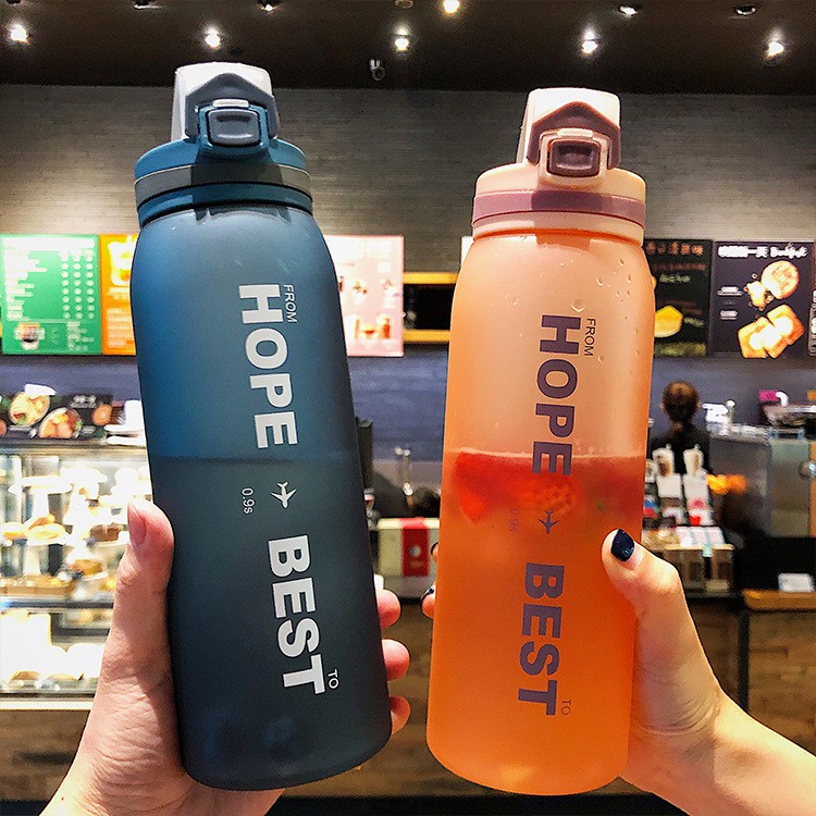 [Hàng Cao Cấp] Bình Nước Thể Thao, Tập Gym Hope To Best, Nhựa Tritan 900ml, BPA Free An Toàn Cho Sức Khỏe.