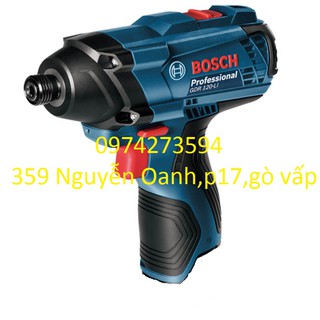 Thân máy vặn vít dùng pin 12v bosch gdr 120-li có hộp nhựa kèm theo