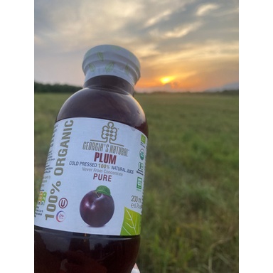 Nước Ép Lạnh 100% Hữu Cơ Trái Mận Tự Nhiên Georgia's Natural - ORGANIC Cold Pressed Natural Pure Plum Juice - 300ml