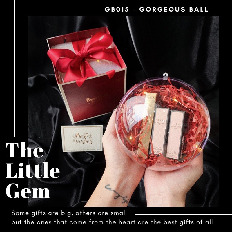 Hộp quà quả cầu Gorgeous Ball 14cm độc lạ đựng quà,đựng son tặng 14/2 Valentine, 8/3, 20/10, 20/11, Noel, Sinh nhật | BigBuy360 - bigbuy360.vn