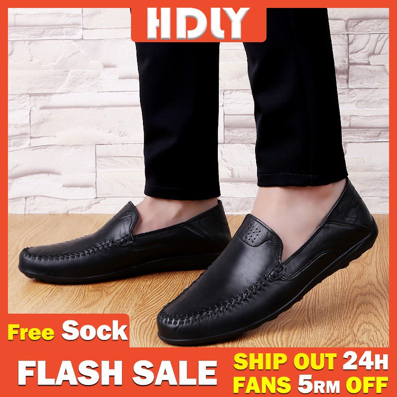 Giày Lười Da Cho Nam Size 37-47