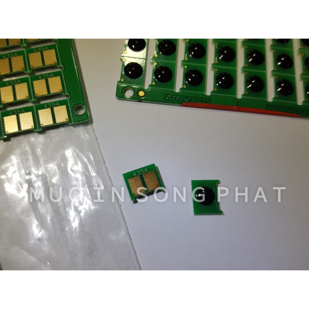 Bộ 5 con Chip Hp 35A - Dùng Cho Máy in Hp 1005-1006-1505/Ca non LBP 3050-3100