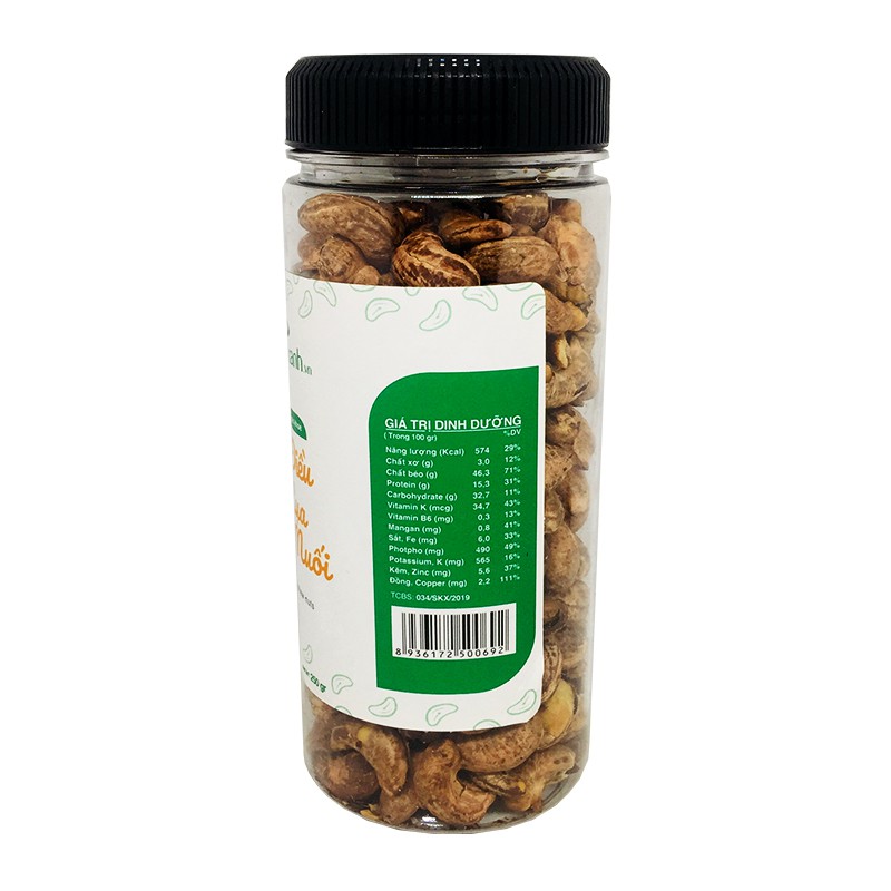 HẠT ĐIỀU VỎ LỤA RANG MUỐI 250G