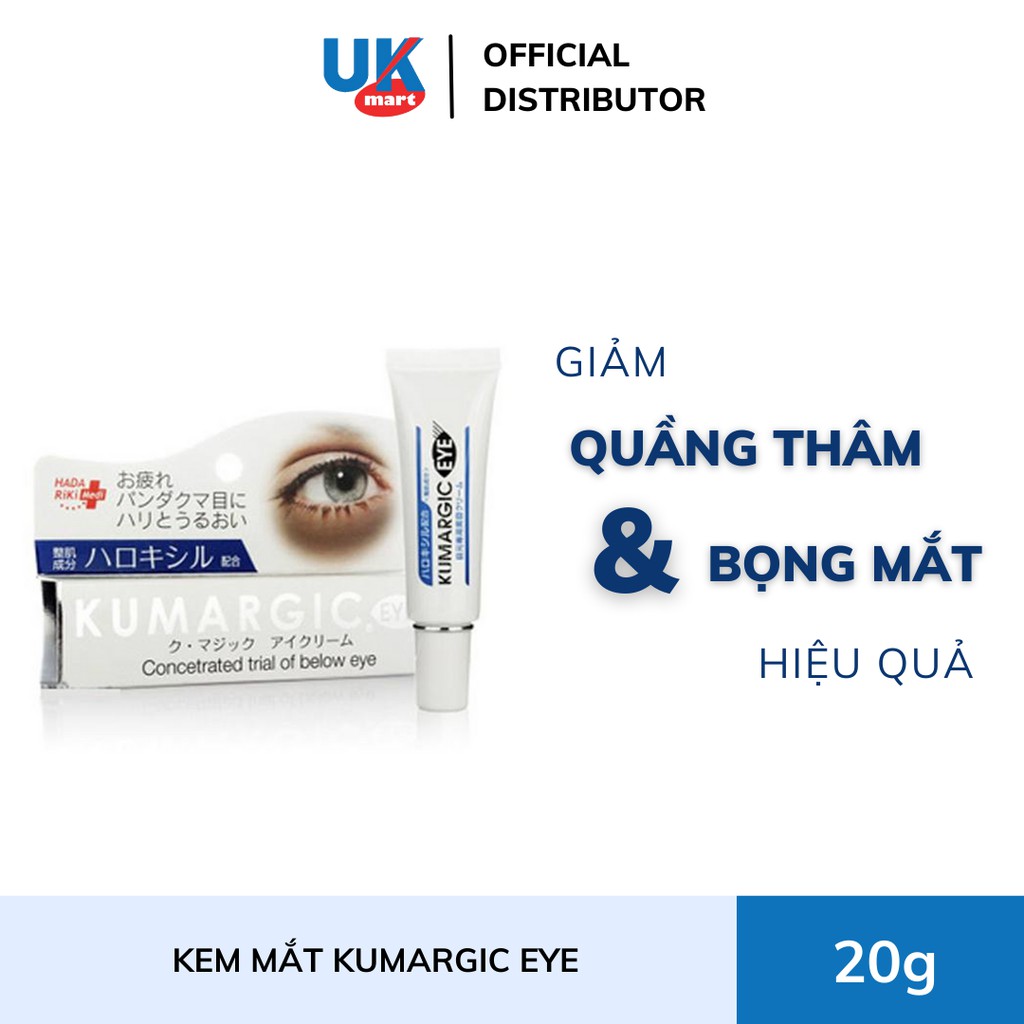 Kem Mắt Kumargic Eye Hỗ Trợ Giảm Quầng Thâm & Bọng Mắt 20g