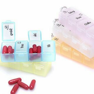 Hộp chia thuốc ghi nhớ trong ngày 4 ngăn HPG41