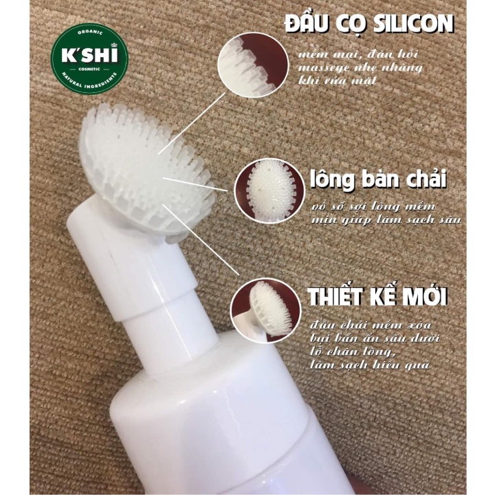 Bộ 3 Chăm Sóc Da K'shi, Sữa Rửa Mặt Làm Sạch Sâu, Serum B5 và Kem chống nắng bảo vệ Dưỡng Da trắng Sáng K'shi