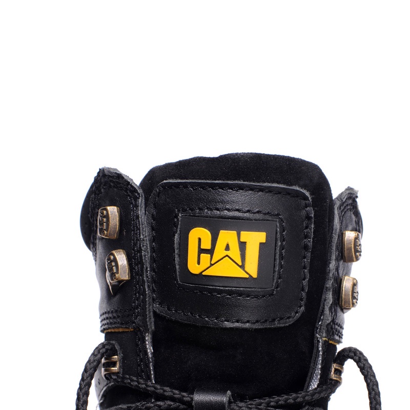 Caterpillar Safty Shoes Steel Toe Men's Work Boots Outdoor Hiking Boots Genuine Leather