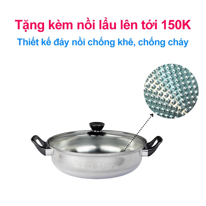 Bếp Điện Từ Mặt Kính Cảm Ứng Chịu Lực - Tiết Kiệm Điện Năng, An Toàn Khi Sử Dụng, 1 Đổi 1 Trong 7 Ngày, BH 12 Tháng